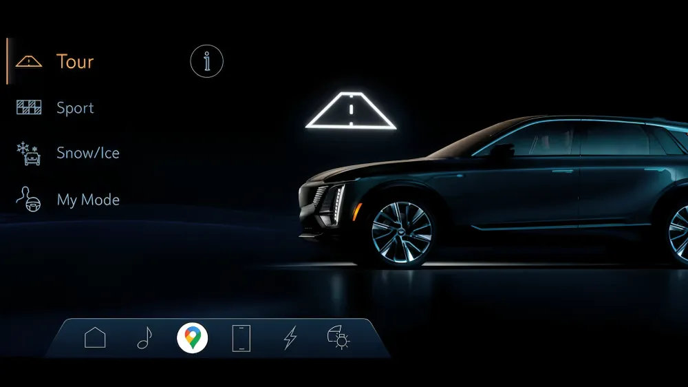 do the driving modes in cadillac lyriq offer different ranges or battery usages?