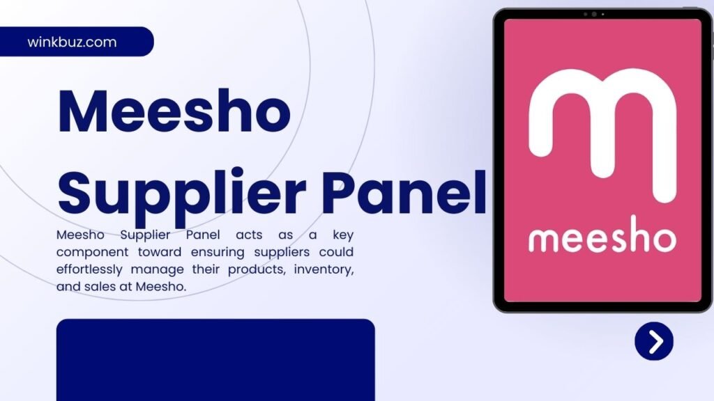 Meesho Supplier Panel